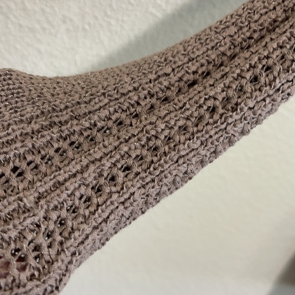 Rachel Zoe Tan Knit Sweater Size S - Picture 4 of 14